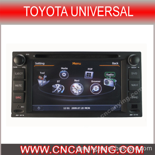 Special Car DVD Player for Toyota Universal with GPS, Bluetooth. with A8 Chipset Dual Core 1080P V-20 Disc WiFi 3G Internet (CY-C010)